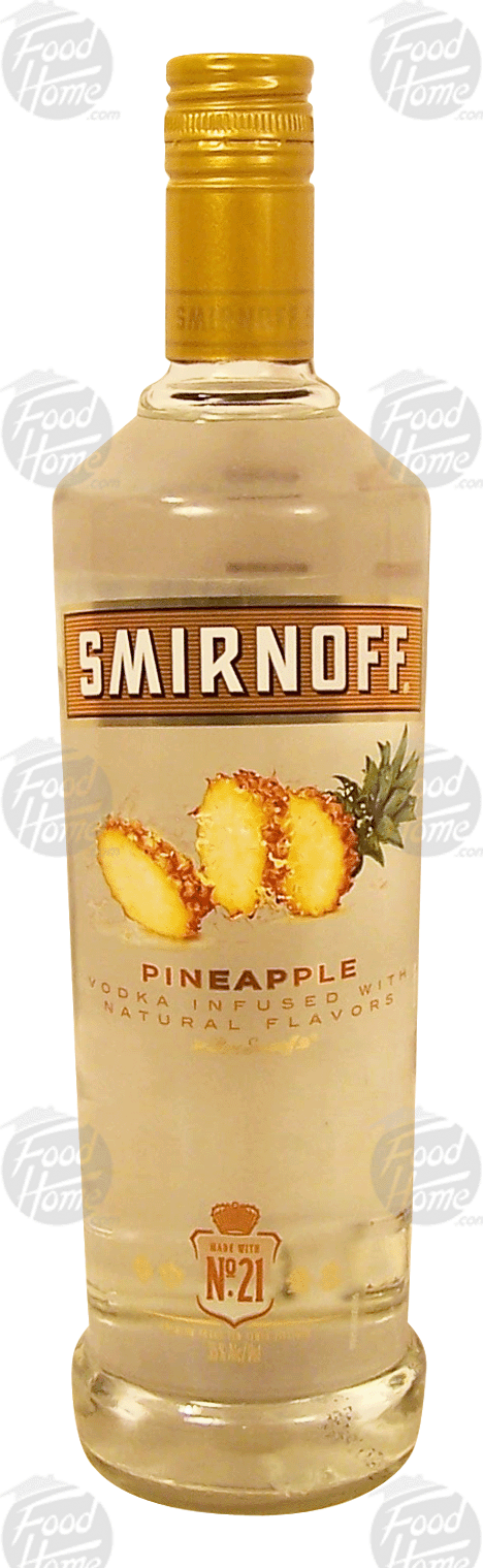 Smirnoff No. 21 pineapple flavor vodka, 35% alc. by vol. Full-Size Picture